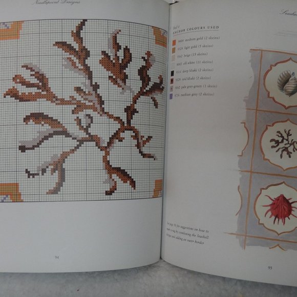 NEEDLE POINT DESIGNS BOOK BY GRAHAM RUST 135 PGS - Picture 8 of 9